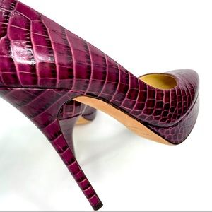 *New Authentic Jimmy Choo Croc Leather Pumps